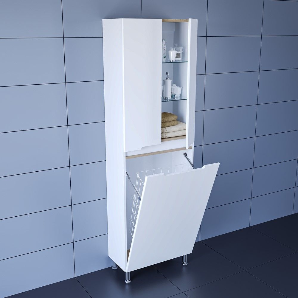 Шкаф-пенал "Лондон 60" б/к напольная