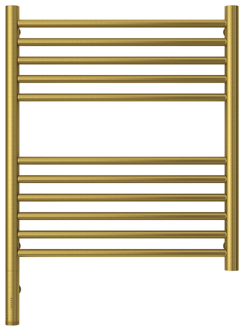 Полотенцесушитель электрический "БОГЕМА 3.0" прямая 600х500 / МЭМ левый (Состаренная латунь)