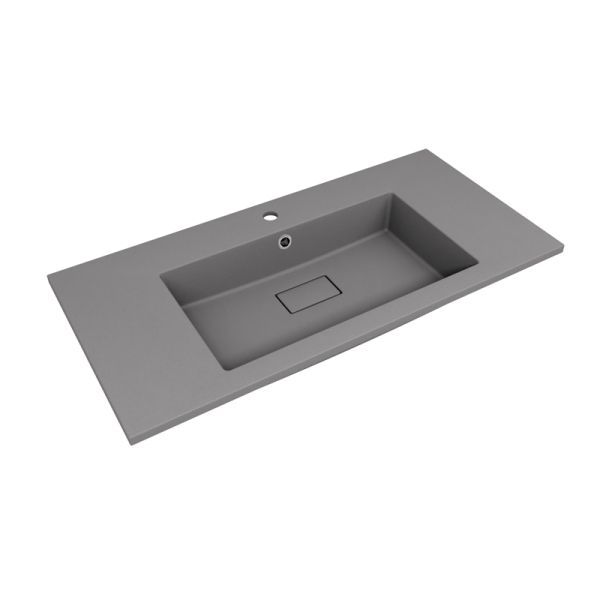 Раковина Florentina Персона 100 см 10.240.01000.307, серый шёлк