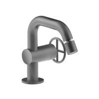 Fantini Fontane Bianche Смеситель для биде, 1 отв., с донным клапаном, цвет: Matt Gun Metal PVD