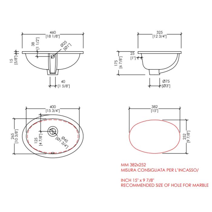Devon WHITE46 Раковина встраиваемая под столешницу (46х32.5 cм),крепеж в компл, цвет: белый Devon WHITE46 Раковина встраиваемая под столешницу (46х32.5 cм),крепеж в компл, цвет: белый