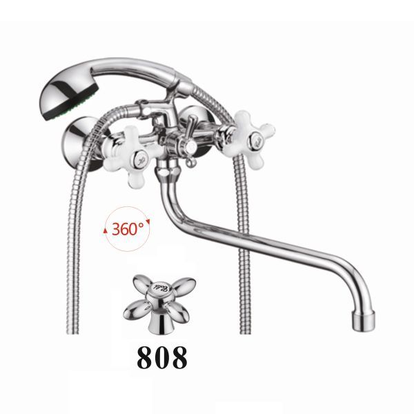 Смеситель для ванны D-Lin D145808, хром