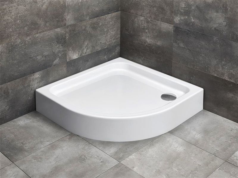 Акриловый поддон для душа Radaway Siros A Compact 80x80x17 белый