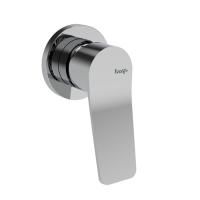 Bongio GIO2 Смеситель встроенный для душа (с розеткой маленькой 65мм), цвет: хром (без встраиваемой части 9761)