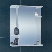 Зеркальный шкаф СаНта Лира 60 101064, цвет белый