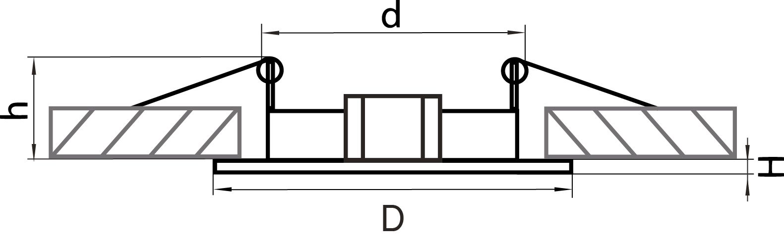 Светильник точечный встраиваемый декоративный под заменяемые галогенные или LED лампы Lega 16 Lightstar 011010