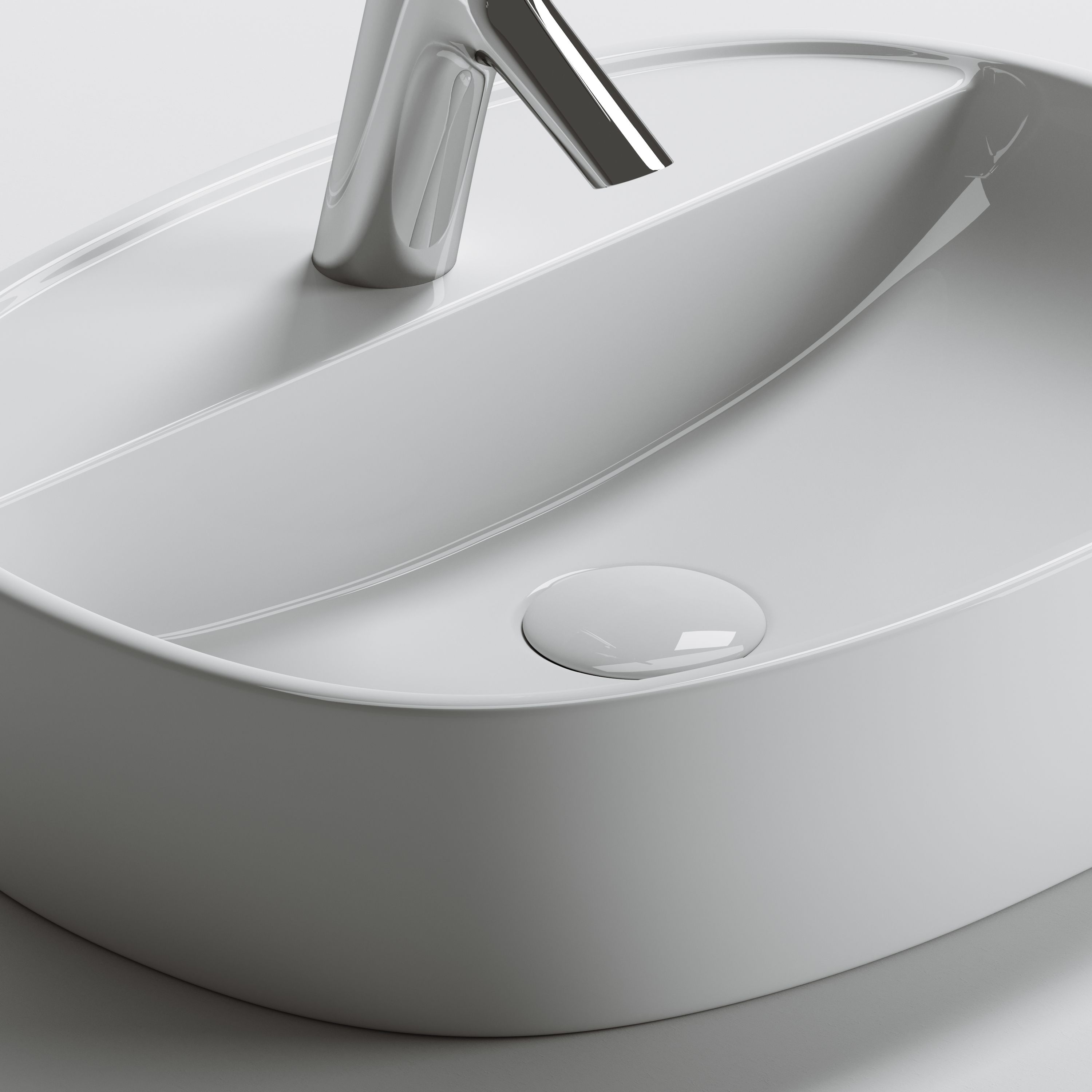 Умывальник накладной Element 500*380*120мм CN6036