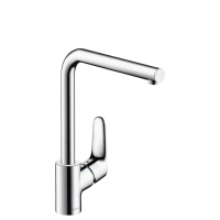 Смеситель для кухни, Hansgrohe, Focus M41, с возможностью размещения рукоятки справа или слева, тип открывания воды-однорычажный, тип регулирования воды-керамический картридж, монтаж-на раковину/столешницу, отверстия для монтажа-1, высота, мм-305, вынос и Смеситель для кухни, Hansgrohe, Focus M41, с возможностью размещения рукоятки справа или слева, тип открывания воды-однорычажный, тип регулирования воды-керамический картридж, монтаж-на раковину/столешницу, отверстия для монтажа-1, высота, мм-305, вынос и