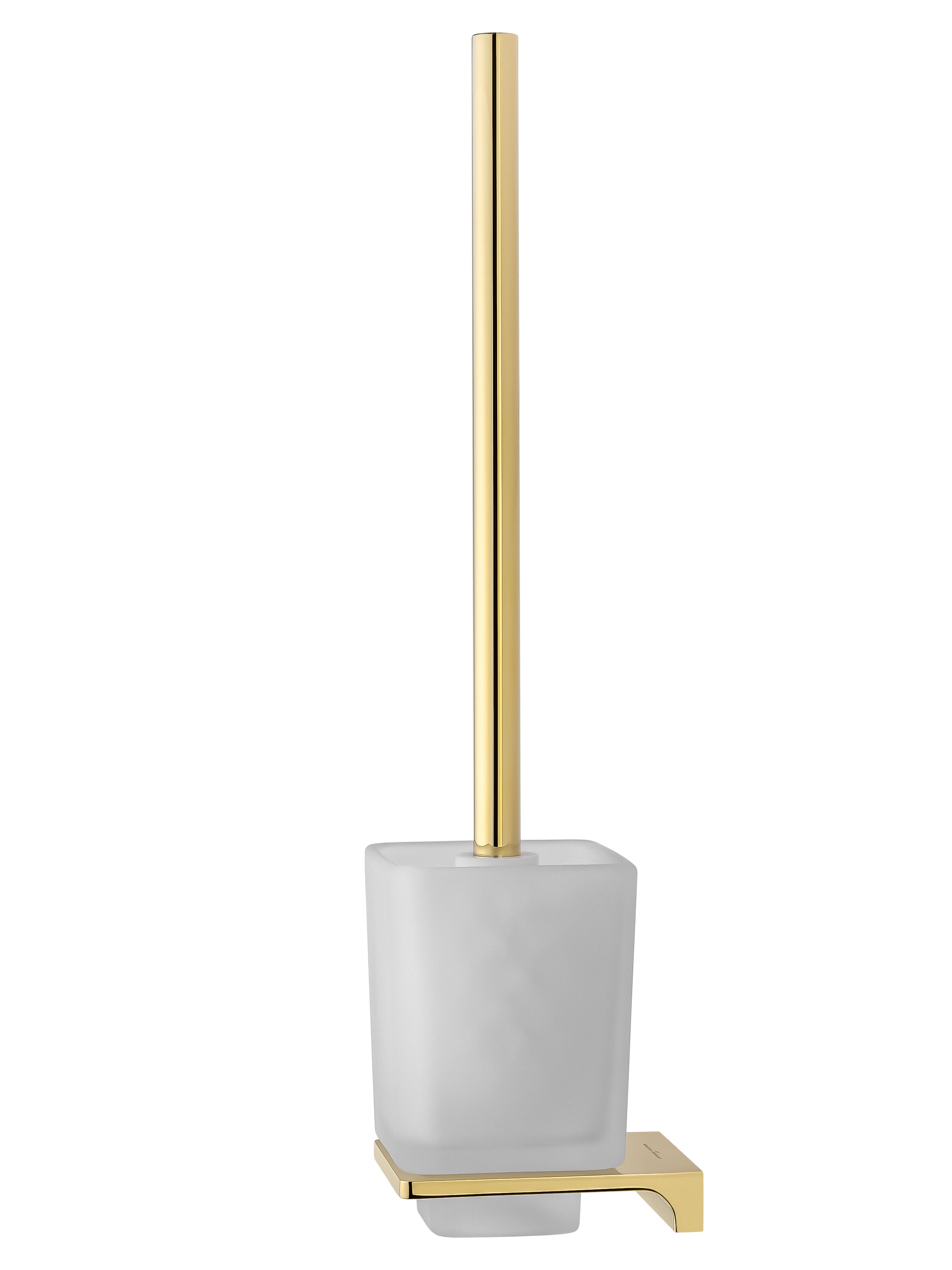 Туалетный ершик в комплекте WONZON & WOGHAND ECLIPSE, Глянцевое золото (WW-9129-LG)