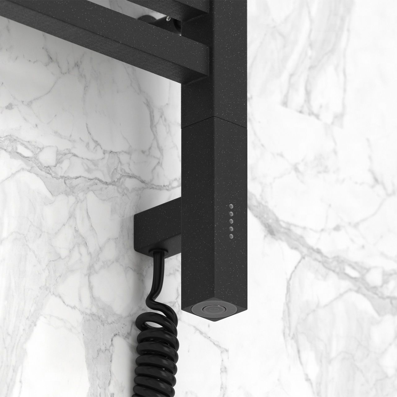 Полотенцесушитель электрический "МОДУС 3.0" 1000х300 / МЭМ левый (Тёмный титан муар)