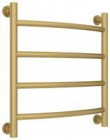 Полотенцесушитель водяной "ГАЛАНТ+" 500х500 (Матовое ЗОЛОТО)