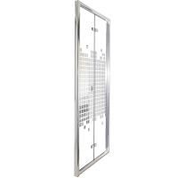 Душевая дверь Cerutti SPA Bella D91 90х195 профиль Хром стекло зеркальный рисунок Душевая дверь Cerutti SPA Bella D91 90х195 профиль Хром стекло зеркальный рисунок