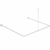 Карниз алюм. универсал.белый, с потолочным креплением Карниз алюм. универсал.белый, с потолочным креплением