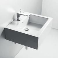 SIMAS Frozen раковина 60x50см, с 1 отв. выбитым вручную,  цвет белый