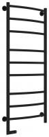 Полотенцесушитель электрический "ГАЛАНТ 2.0" 1200х500 / МЭМ левый (Матовый Чёрный)