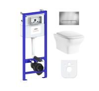 Комплект 6 в 1 Lavinia Boho Bristol Rimless 77040110, премиум с пластиковой клавишей