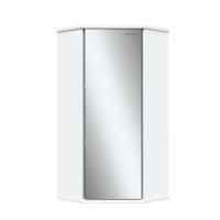 Шкаф-зеркало Onika Модерн 34 белый, универсальный, угловой