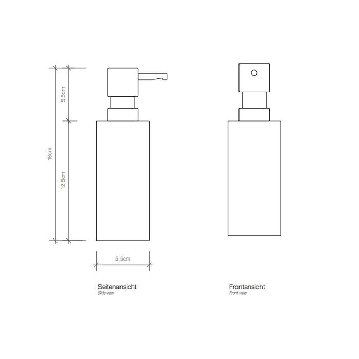Decor Walther Mikado Дозатор для жидкого мыла, настольный, цвет: темная бронза ЗАКАЗ ПО ЗАПРОСУ