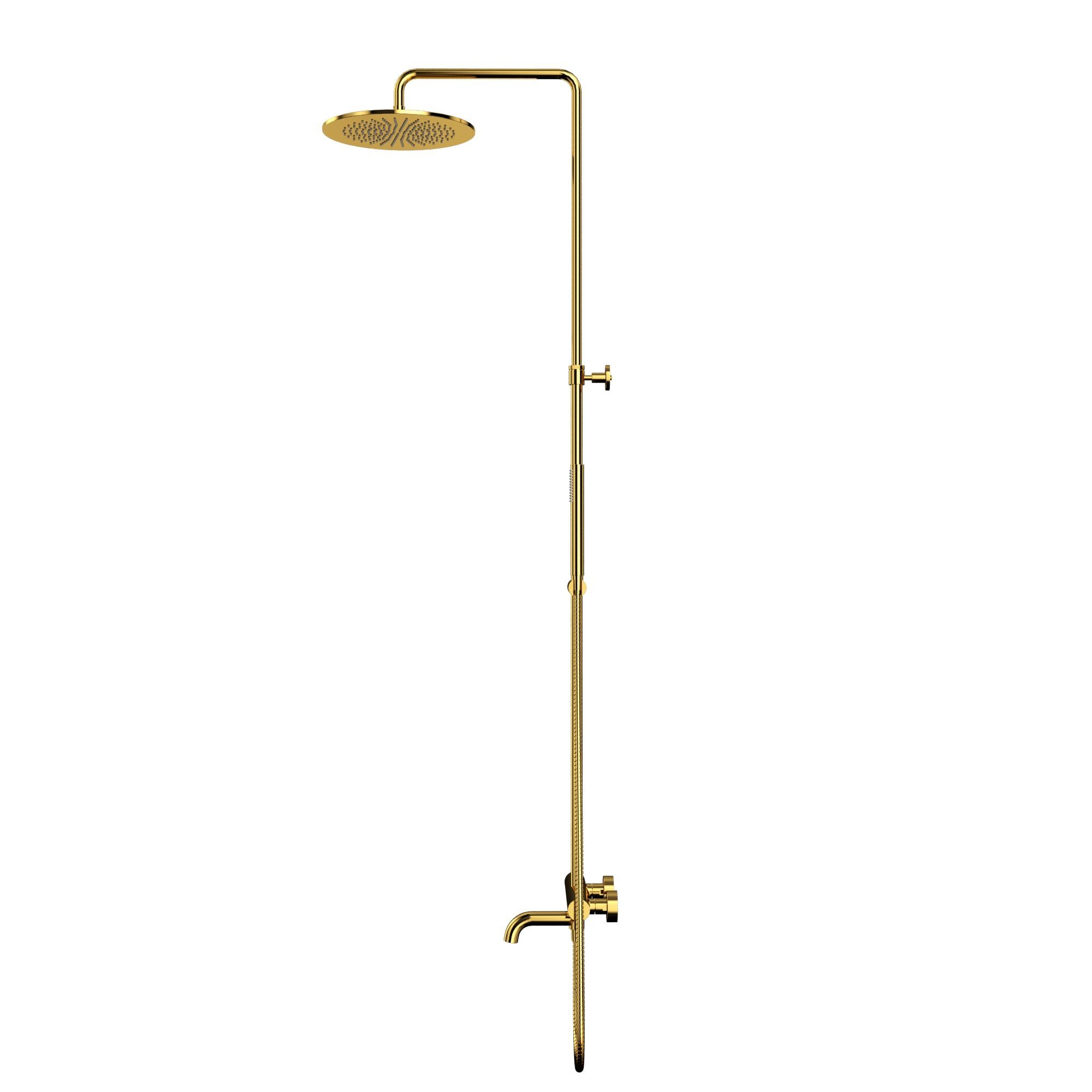 Термостатическая система для ванны наружного монтажа WHITECROSS Y Y1234GL (золото)