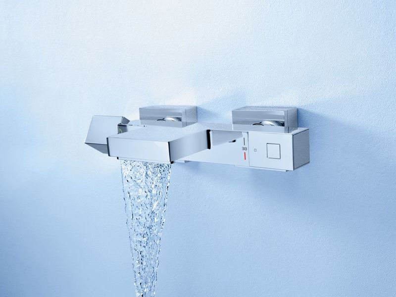 Термостат для ванны с душем GROHE GROHTHERM CUBE 34497000 (хром, L-17,4), шт Термостат для ванны с душем GROHE GROHTHERM CUBE 34497000 (хром, L-17,4), шт