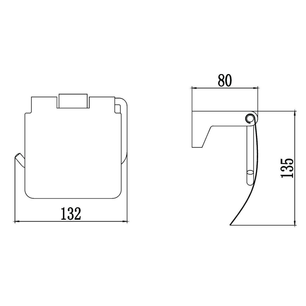 Держатель для туалетной бумаги Savol S-007351, хром, артикул S-007351