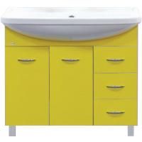 Тумба под раковину Misty Стиль 90 Желтая