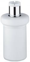 Флакон GROHE для мыльного диспенсера, хром/белый (40179000) Флакон GROHE для мыльного диспенсера, хром/белый (40179000)