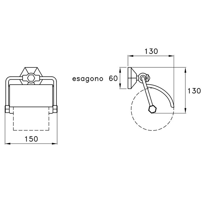 Stella Eccelsa Держатель туалетной бумаги настенный с деревянным роликом 1032 цвет: хром