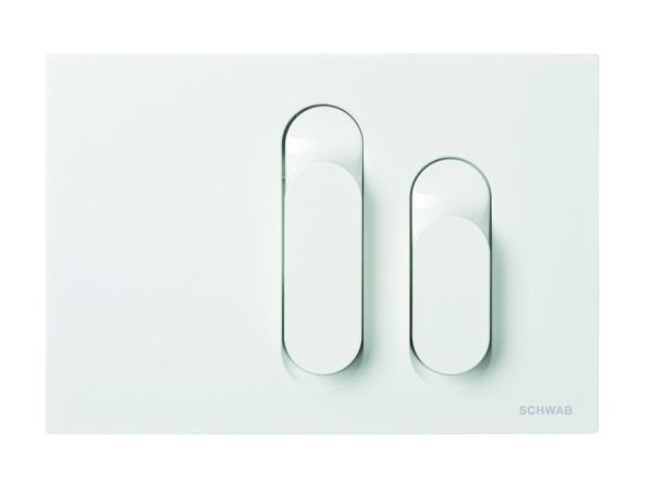 Schwab Dura, панель смыва с двумя клавишами, цвет глянцевый хром