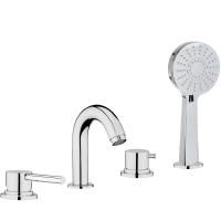 Смеситель на борт ванны Webert Elio EL850701 Хром глянцевый