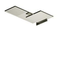 Fantini Venezia Двойной верхний душ, латунь, настенный, цвет: Nickel PVD