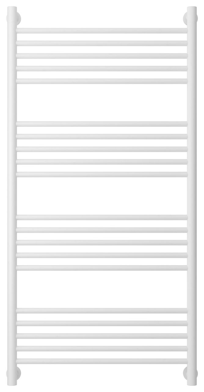 Полотенцесушитель водяной "Богема+" прямая 1200х600 (Матовый Белый)
