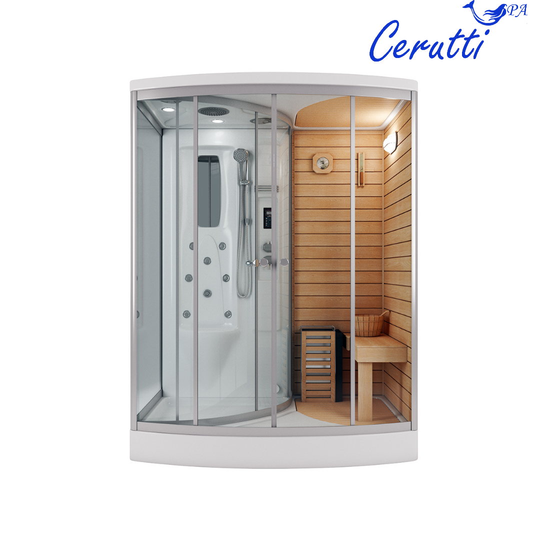 Сауна LESINA-R комбинированная 2в1 Cerutti SPA  1650x1100x2150 мм Сауна LESINA-R комбинированная 2в1 Cerutti SPA  1650x1100x2150 мм