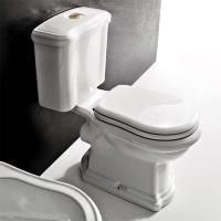 KERASAN Крепление вертикальное для напольных унитазов/биде, цвет золото