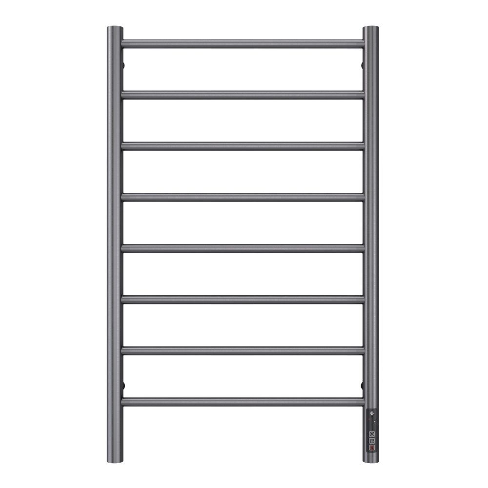 Полотенцесушитель электрический Terminus Аврора П8 50х85 quick touch, оружейная сталь, артикул 4670078566232