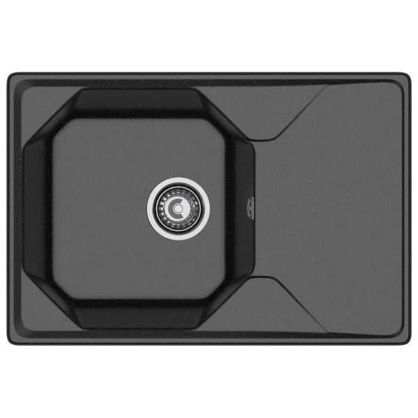 Кухонная мойка GranFest UNIQUE 740L, черный