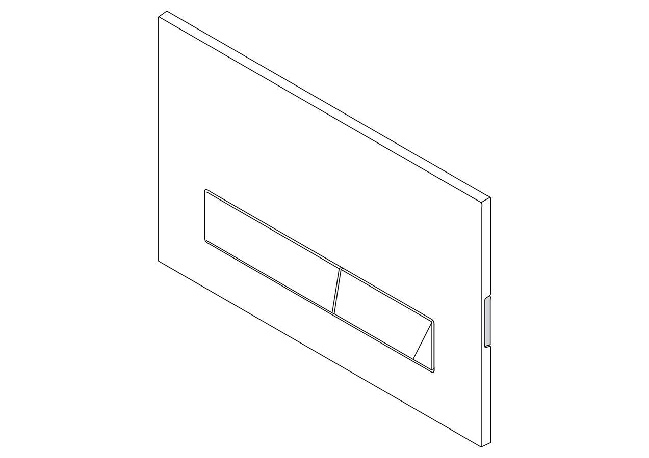 Кнопка смыва BelBagno MARMI, цвет-белый