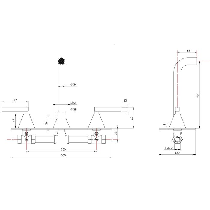 Nicolazzi Flag Смеситель встроенный для раковины , цвет хром(без внутр части) Nicolazzi Flag Смеситель встроенный для раковины , цвет хром(без внутр части)