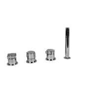 Stella Aster Смеситель на борт ванны на 4 отверстия 3256TR2/308, без излива, цвет: хром