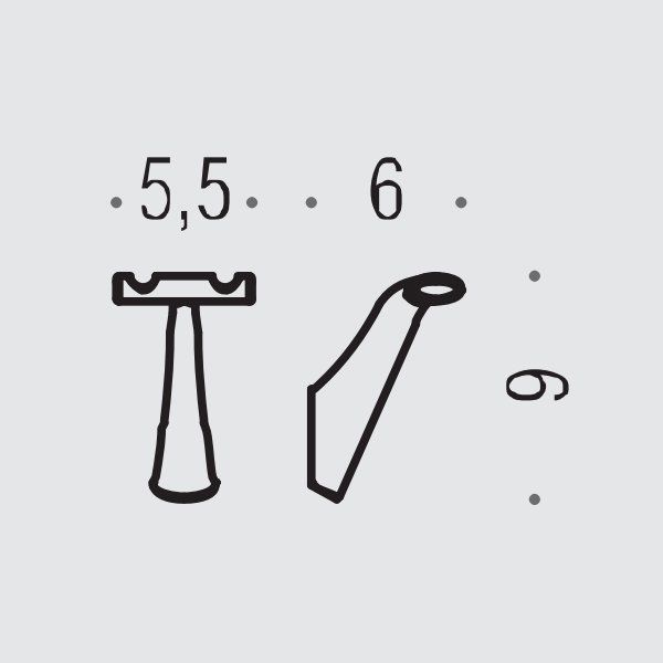 Colombo Land Крючок, цвет: хром