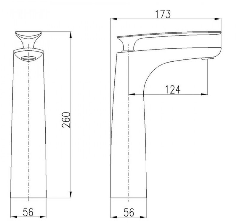 Смеситель для раковины Rav Slezak Tigris TG130.5BC