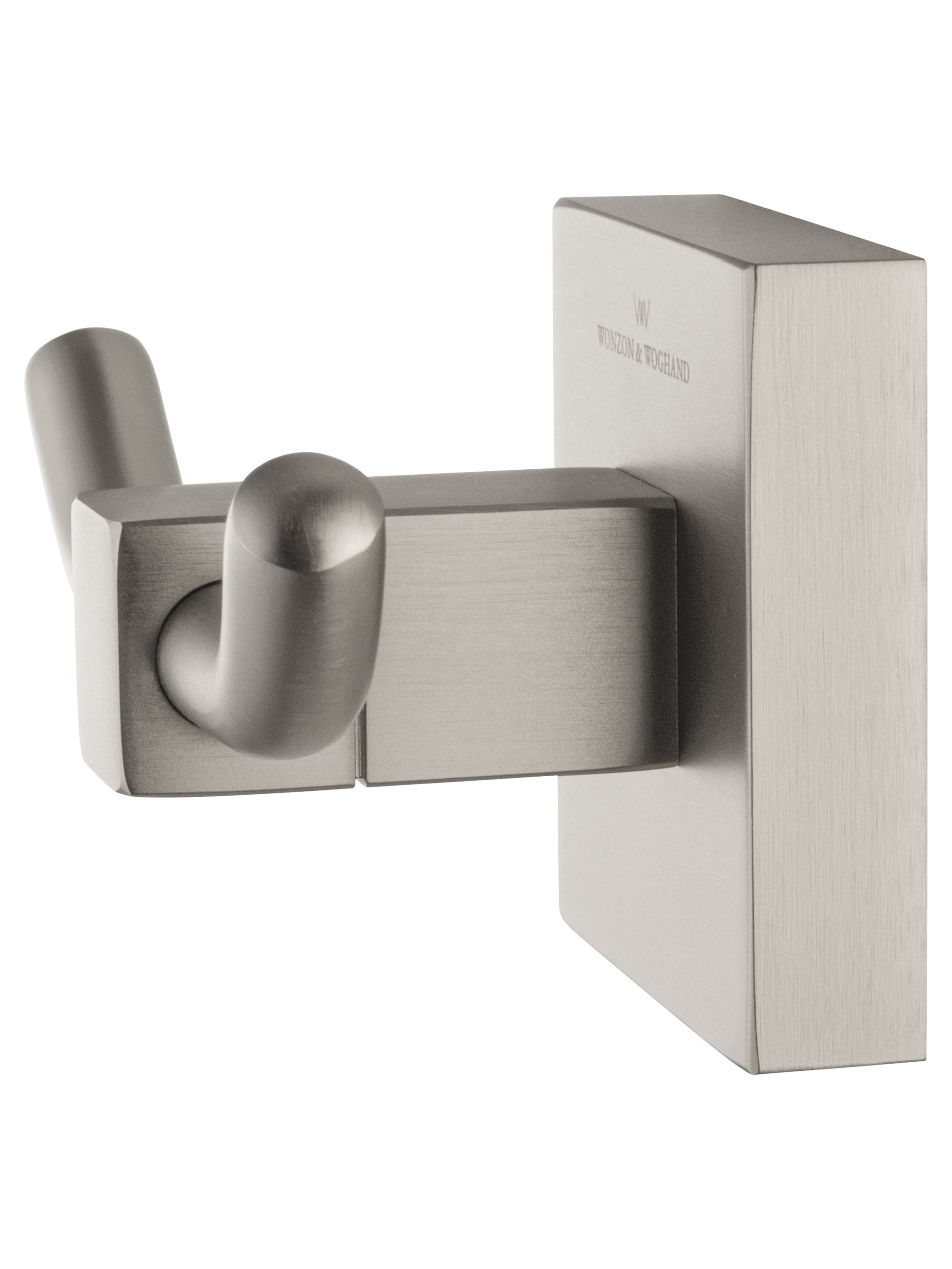 Двойной крючок для ванной WONZON & WOGHAND POLO, Брашированный никель (WW-8925-BN)