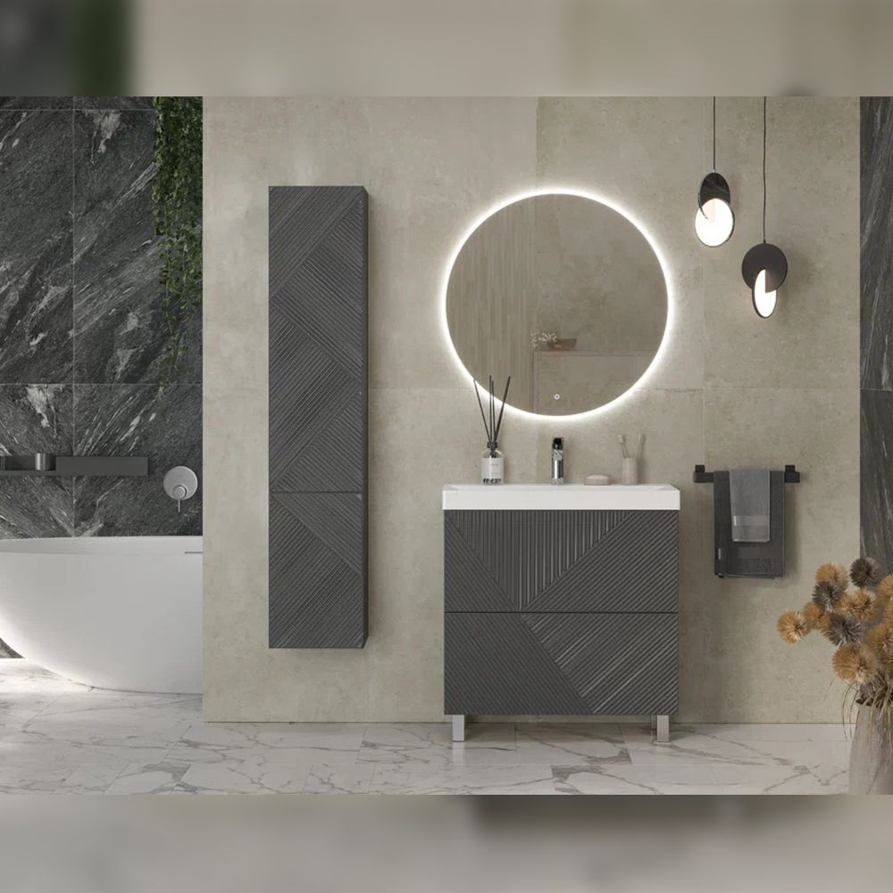 Пенал (35см) Velvex Edge pp.EDG.35, графит, артикул pp.EDG.35 графит