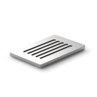 Decor Walther DW 900 Мыльница настольная, цвет: сталь матовая