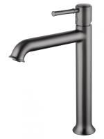 Смеситель для раковины высокий WONZON & WOGHAND TOR, Темный графит (WW-88019073-BGM)