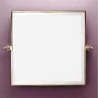 Devon First Class Зеркало настенное квадратное (51/61х50хh51cм), фурнитура: золото светлое