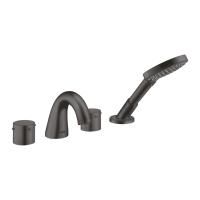 AX Starck Смеситель на край ванны , цвет полированный черный хром AX Starck Смеситель на край ванны , цвет полированный черный хром