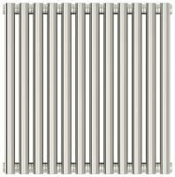 Отопительный радиатор ЭСТЕТ-00 н/ж 500х540 / 12 сек (Матовый ЧЁРНЫЙ)