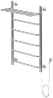 Полотенцесушитель электрический Aquanet Fiona 80х50 Тэн справа, с полкой