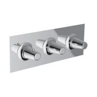 CISAL Vita Смеситель термостатический горизонтальный встраиваемый для душа 2-х функциональный (без встраиваемой части ZA01R200), цвет хром
